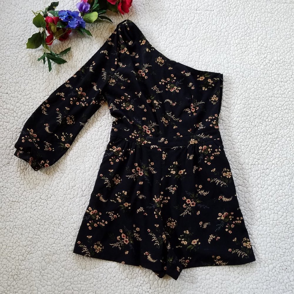 Topshop Floral Romper Women's 6